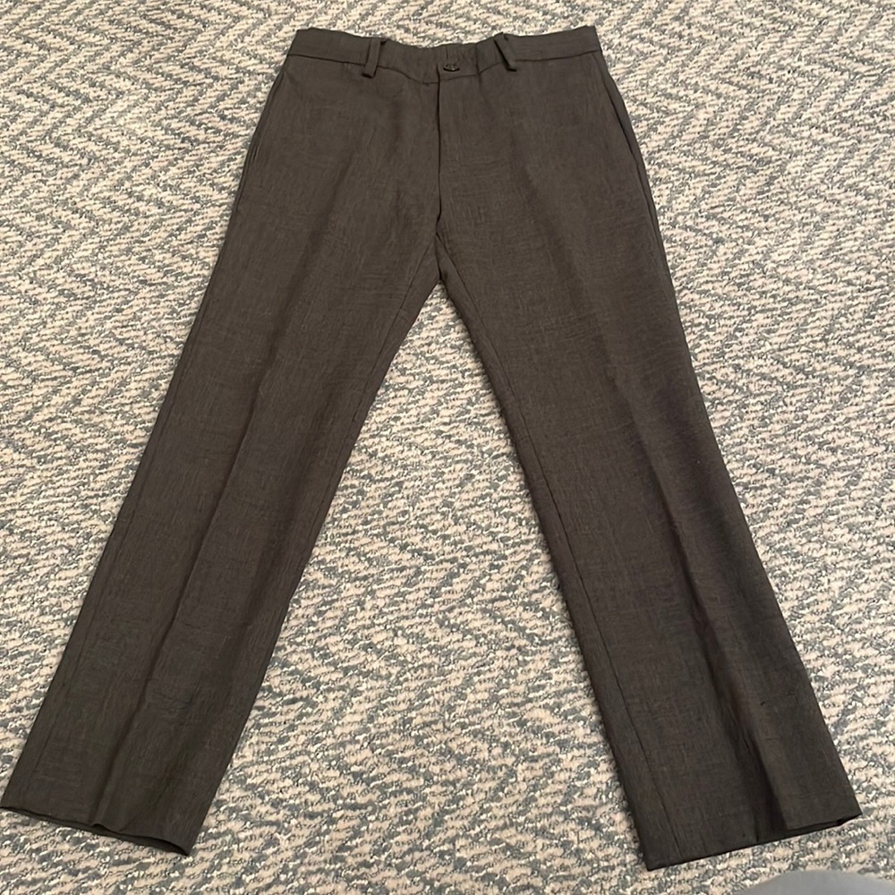 Dal Lago Club Boys Size 7 made in Italy Gray Dress Pants